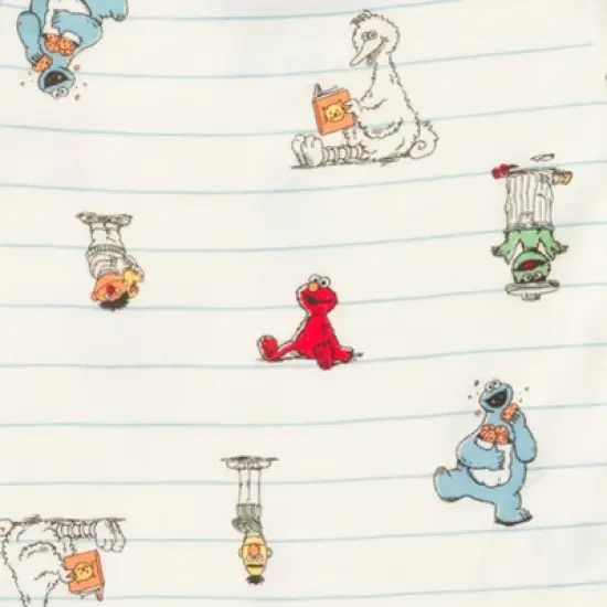 Sesame Street Elmo Baby French Terry Short Overalls T-Shirt and Hat 3 Piece Outfit Set Newborn to Infant image {8}