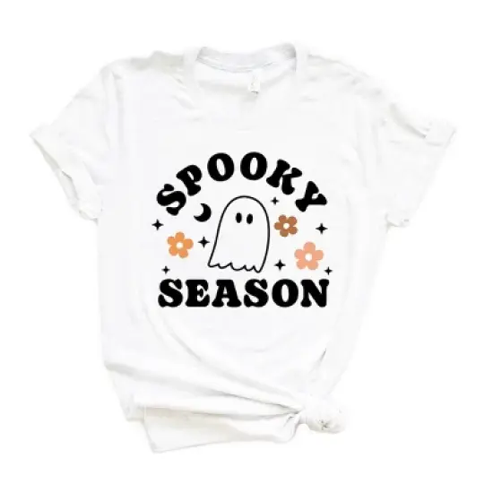 Simply Sage Market Women's Spooky Season Flowers Short Sleeve Graphic Tee image {4}