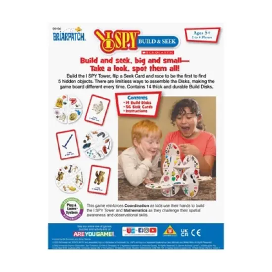Briarpatch I SPY Build & Seek Board Game: Educational Patterns, For 2-4 Players, Includes Cards & Instructions image {6}