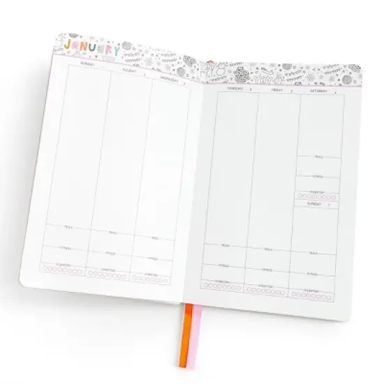 Callie Danielle 2024 Planner Weekly/Monthly Petite Checker/Lightning Bolt image {5}