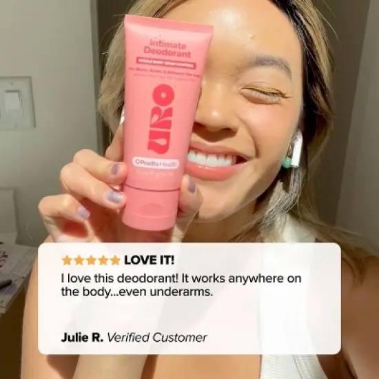 O Positiv URO Intimate Deodorant Cream - Fragrance Free - 3oz image {4}