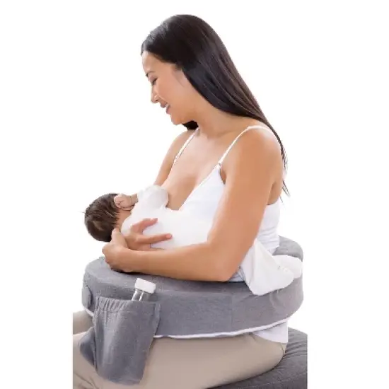 My Brest Friend Deluxe Nursing Pillow - Evening Gray image {2}