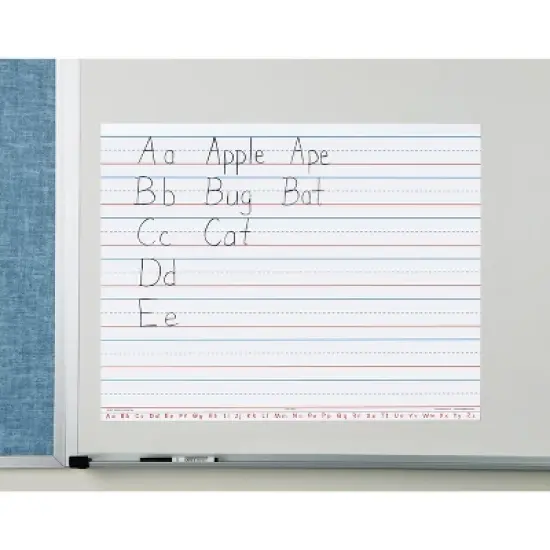 Learning Resources Magnetic Handwriting Paper, 22"L x 28"H image {1}