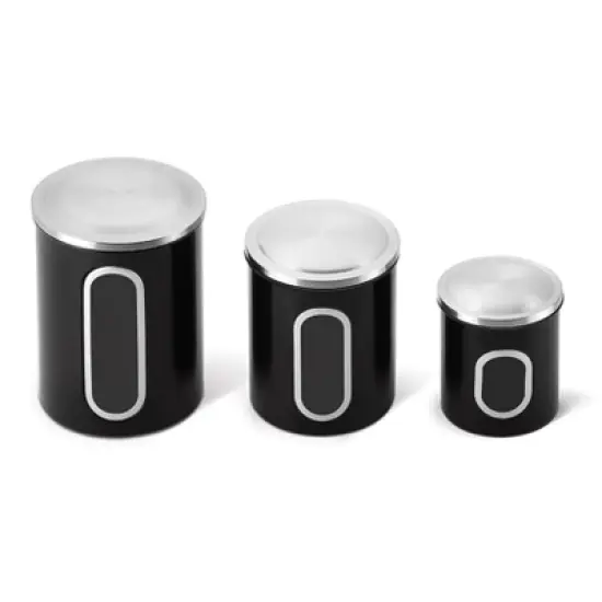Fortune Candy 3 PCS Stainless Steel Canister Set with Anti-Fingerprint Lids & Visible Windows, Multipurpose Food Storage for Kitchen or Travel image {9}