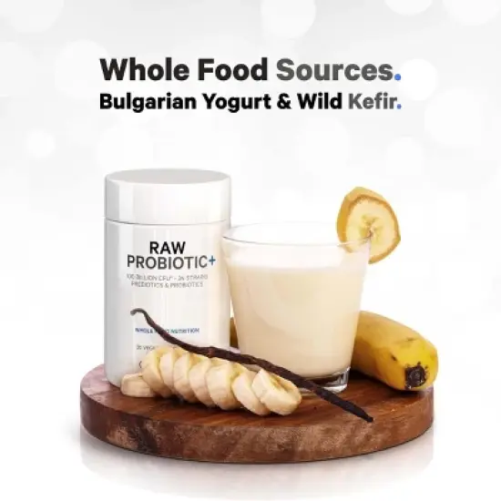 Codeage Raw Probiotic100 Billion CFU, Digestive Enzymes, Raw Fruits & Vegetable Prebiotics Supplement - 30ct image {4}