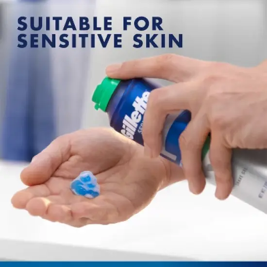 Gillette Series Sensitive Soothing with Aloe Vera Men's Shave Gel - 7oz/2pk image {6}