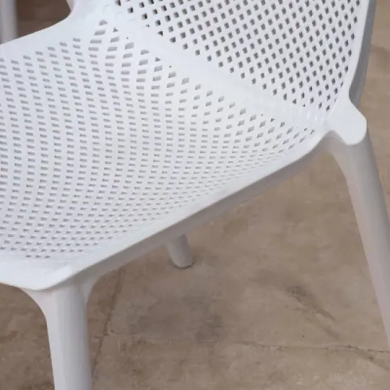 Amazonia Leblon 7pc Aluminum Rectangular Patio Dining Set White image {7}