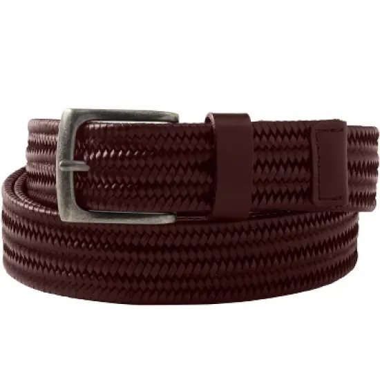 KingSize Men's Big & Tall Stretch Leather Braided Belt image {3}
