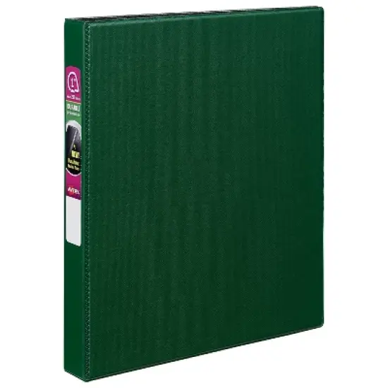 Avery Durable 1" 3-Ring Non-View Binder Green (27253) 326860 image {7}