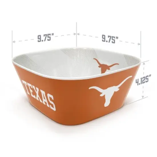NCAA Texas Longhorns Large Party Bowl image {3}