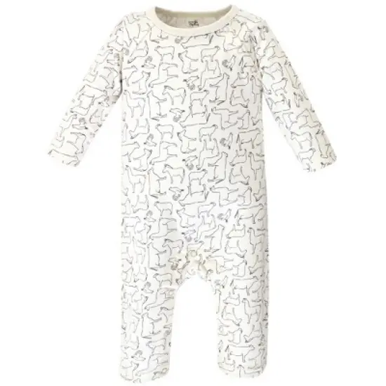 Touched by Nature Baby Organic Cotton Coveralls 3pk, Farm Friends image {2}