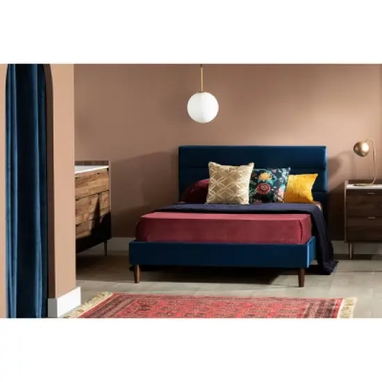 Hype Upholstered Complete Platform Bed - South Shore image {1}
