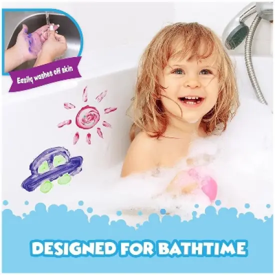 Tub Works&reg; Bath Paint Soap Bath Toy, Bold 6 Pack image {2}