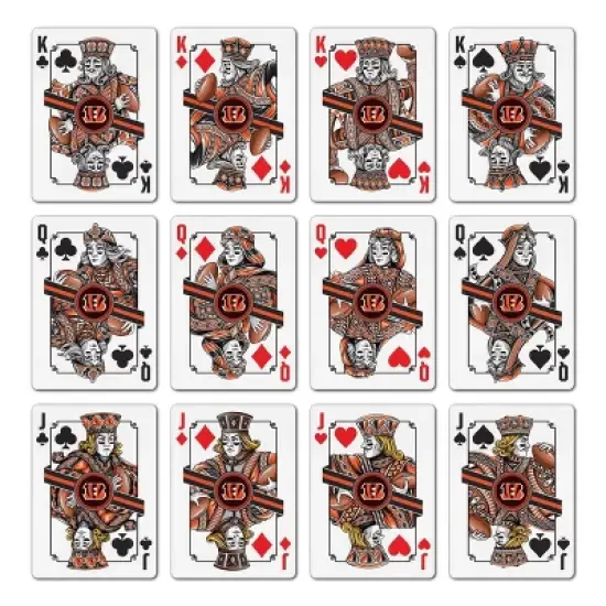 NFL Cincinnati Bengals Playing Cards image {1}