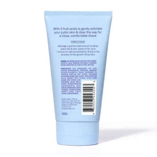 Flamingo Pubic Exfoliating Shave Gel - 5oz image {1}