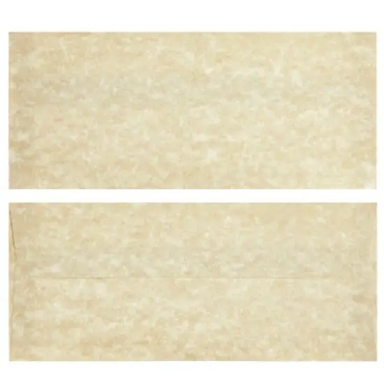 Sustainable Greetings 50 Pack #10 Parchment Business Envelopes with Self-Adhesive Strip for Mailing Letters, Invitations, 4 1/8 x 9 1/2 In image {5}