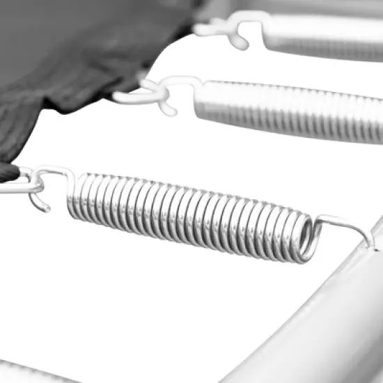 JOYRACER 14FT Trampoline with Safety Enclosure Net w/ Basketball Hoop and Ladder - Large Outdoor Backyard Trampolines for Kids & Adults image {4}