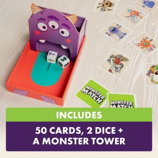 Kitten Games Monster Match Board Game: Educational Social Skills, Fast Play, 2-6 Players image {2}