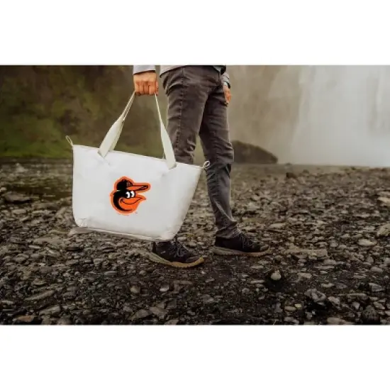 MLB Baltimore Orioles Tarana Cooler Tote Bag - Halo Gray image {3}