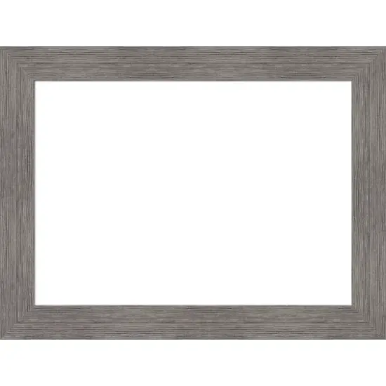 Amanti Art Pinstripe Plank Grey Framed Dry Erase Magnetic Board image {14}