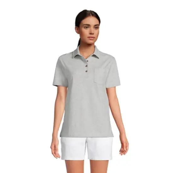 Lands' End Women's Short Sleeve Super T Polo image {2}