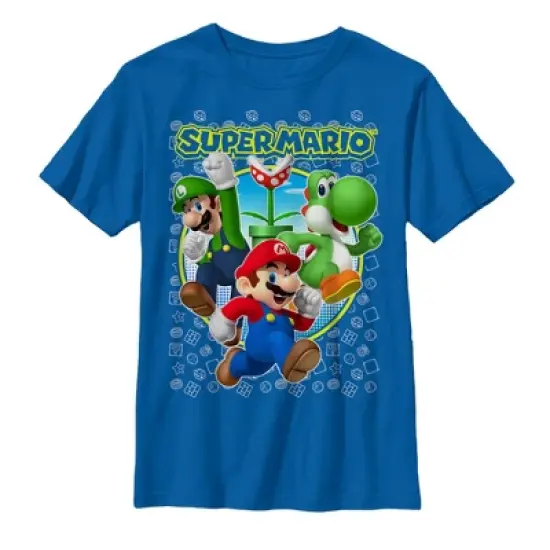 Boy's Nintendo Super Mario Run T-Shirt image {4}