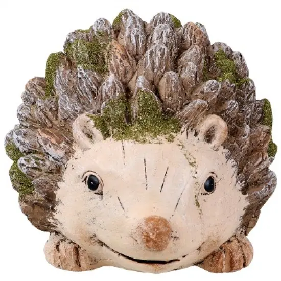 Sunnydaze Hazel the Hedgehog Statue - Indoor/Outdoor Decorative Figurine - 7" image {5}