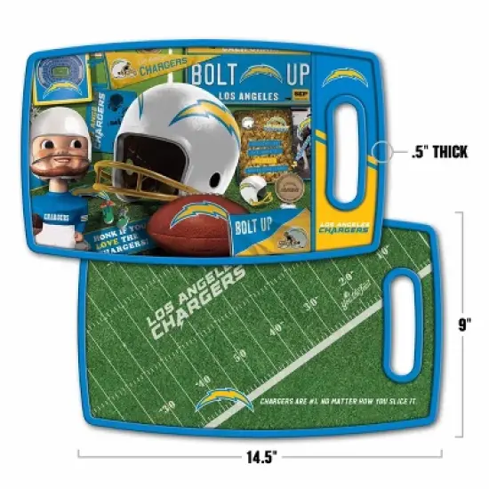 NFL Los Angeles Chargers Retro Series Cutting Board image {1}
