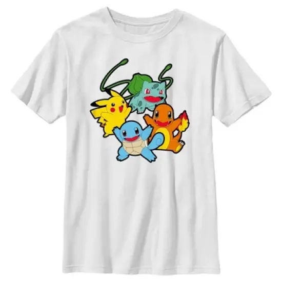 Boy's Pokemon Classic Characters Group T-Shirt image {3}