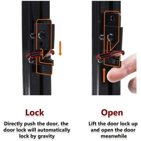 GOTGELIF 16 Panels 32" Height Dog Playpen Heavy Duty Pet Fence Indoor Outdoor image {6}