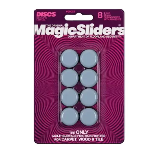 Magic Sliders 8pk 1" Round Adhesives image {7}