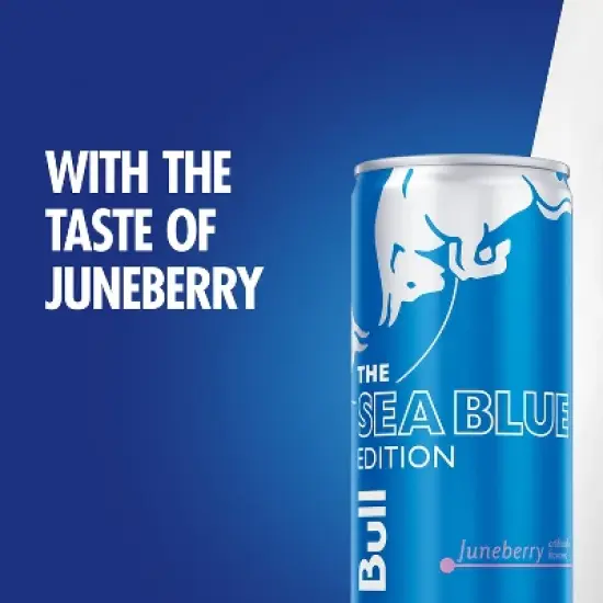 Red Bull Sea Blue Edition Energy Drink - 8.4 fl oz Can image {8}
