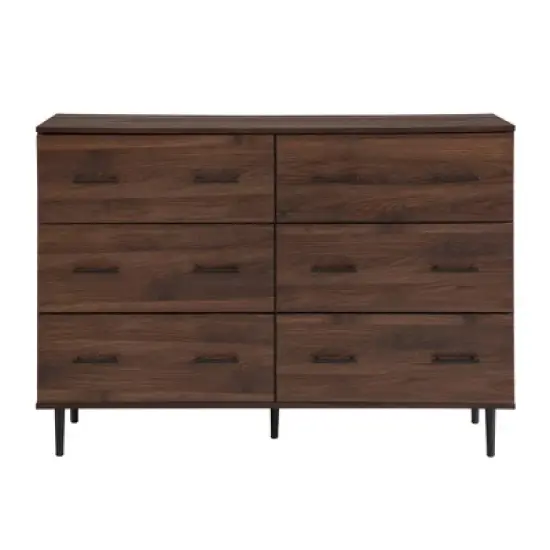 Higgins Modern Horizontal 6 Drawer Dresser - Saracina Home image {3}