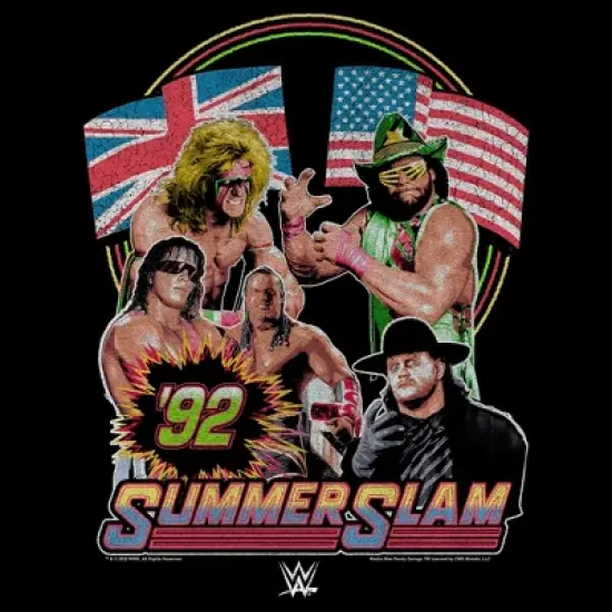 Men's WWE 92 Summer Slam T-Shirt image {1}