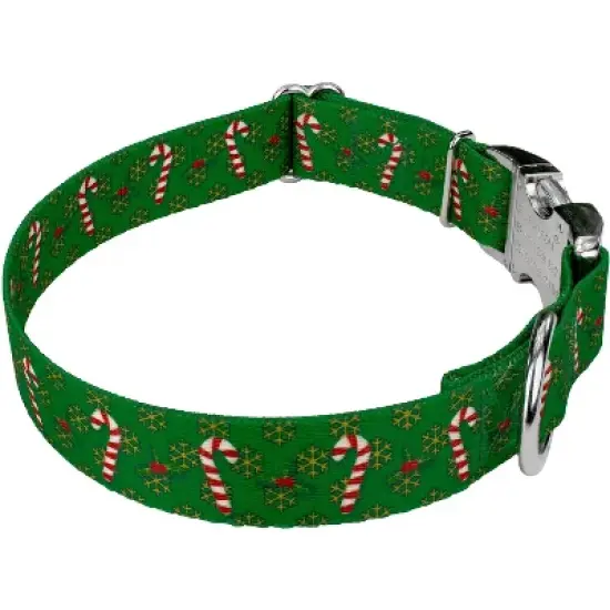 Country Brook Petz Premium Candy Cane Christmas Dog Collar image {2}