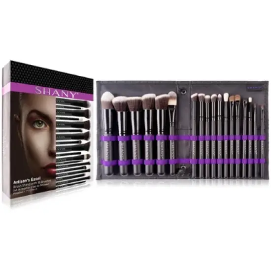 SHANY Artisan&rsquo;s Easel Makeup Brush Set with Stand  - 18 pieces image {8}
