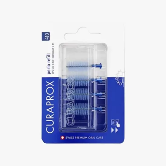 Curaprox CPS Perio Refill Blue, 4-Pack Interdental Brushes for Gentle Cleaning of Larger Gaps image {4}