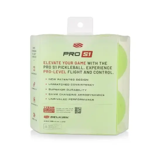 Selkirk Sport Pro S1 Pickleballs 4pc - Neon Green image {2}