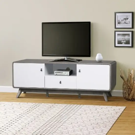Saint Birch Hayes Mid-Century Modern TV Stand image {6}