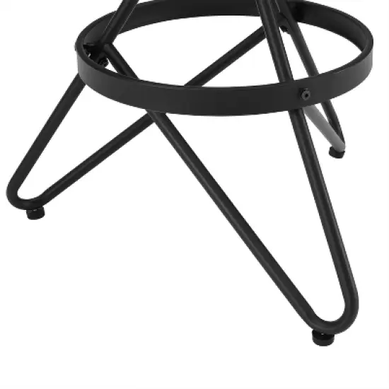 Kalen Adjustable Height Swivel Barstool Brown/Matte Black - Crosley image {8}