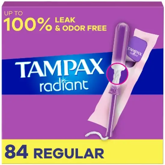 Tampax Radiant Tampons Regular Absorbency - Unscented image {16}
