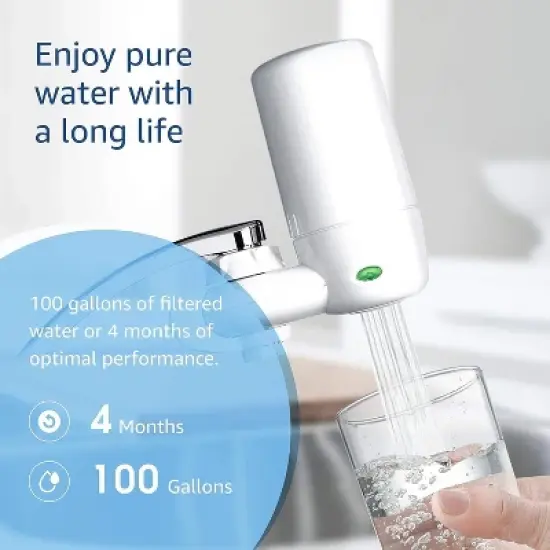 Waterdrop 4pk Replacement for Brita Faucet Filter image {6}