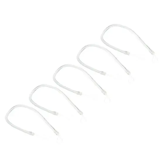 Unique Bargains Retractable Spring Coil Strap Flexible Badge Lanyard 5 Pcs image {4}