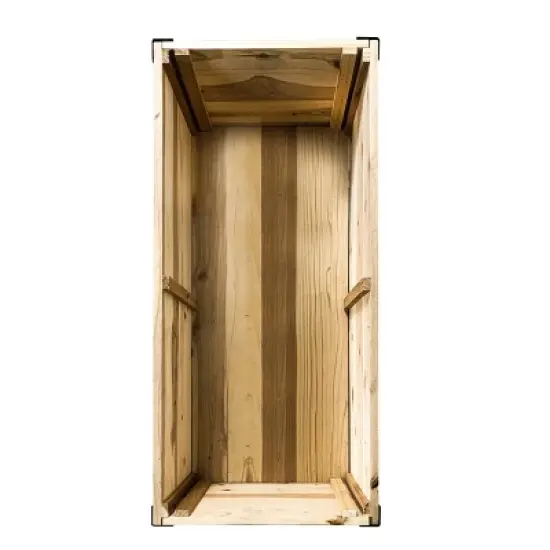 35" Wide Rectangular Wooden Elevated Garden Bed with Legs Tan - Backyard Expressions image {5}