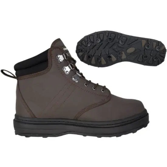 Exxel Outdoors Compass 360 Stillwater II Cleated Wading Shoes - Dark Brown image {4}
