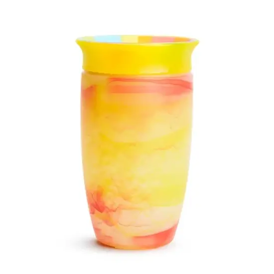 Munchkin 10oz Miracle 360&deg; Tropical Swirl Sippy Cup Radical Rainbow image {3}