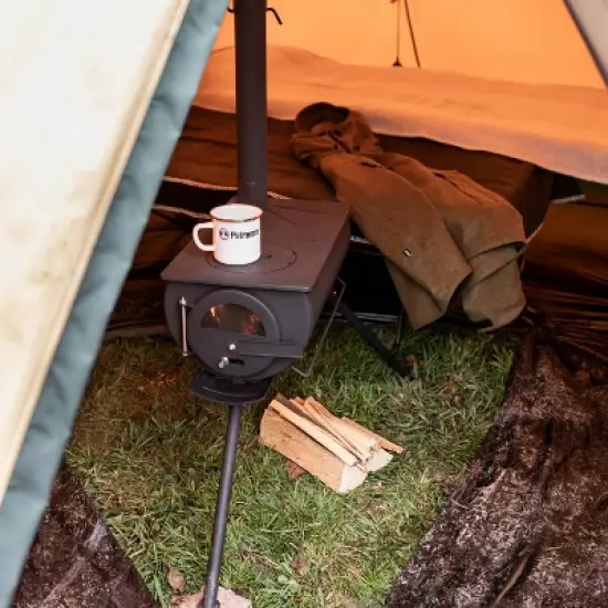 Petromax Tent Oven and Heater, Loki2 Portable Steel Cooking and Heating Source for Campsite and Outdoor Adventures image {2}