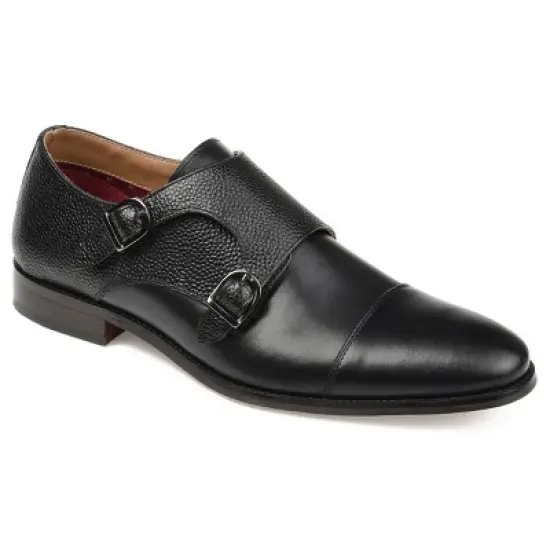 Thomas & Vine Calvin Double Monk Strap Dress Shoe image {9}