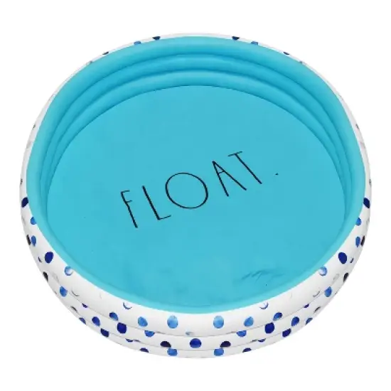 CocoNut Outdoor Rae Dunn 54" Mini/Kiddie Pool - Indigo Polka Dot Patterned image {6}