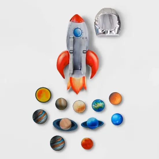 16pc Kids' Adaptive Astronaut Halloween Costume Kit with Accessories and Wheelchair Cover - Hyde and EEK! Boutique&trade;: Wheelchair Friendly image {3}